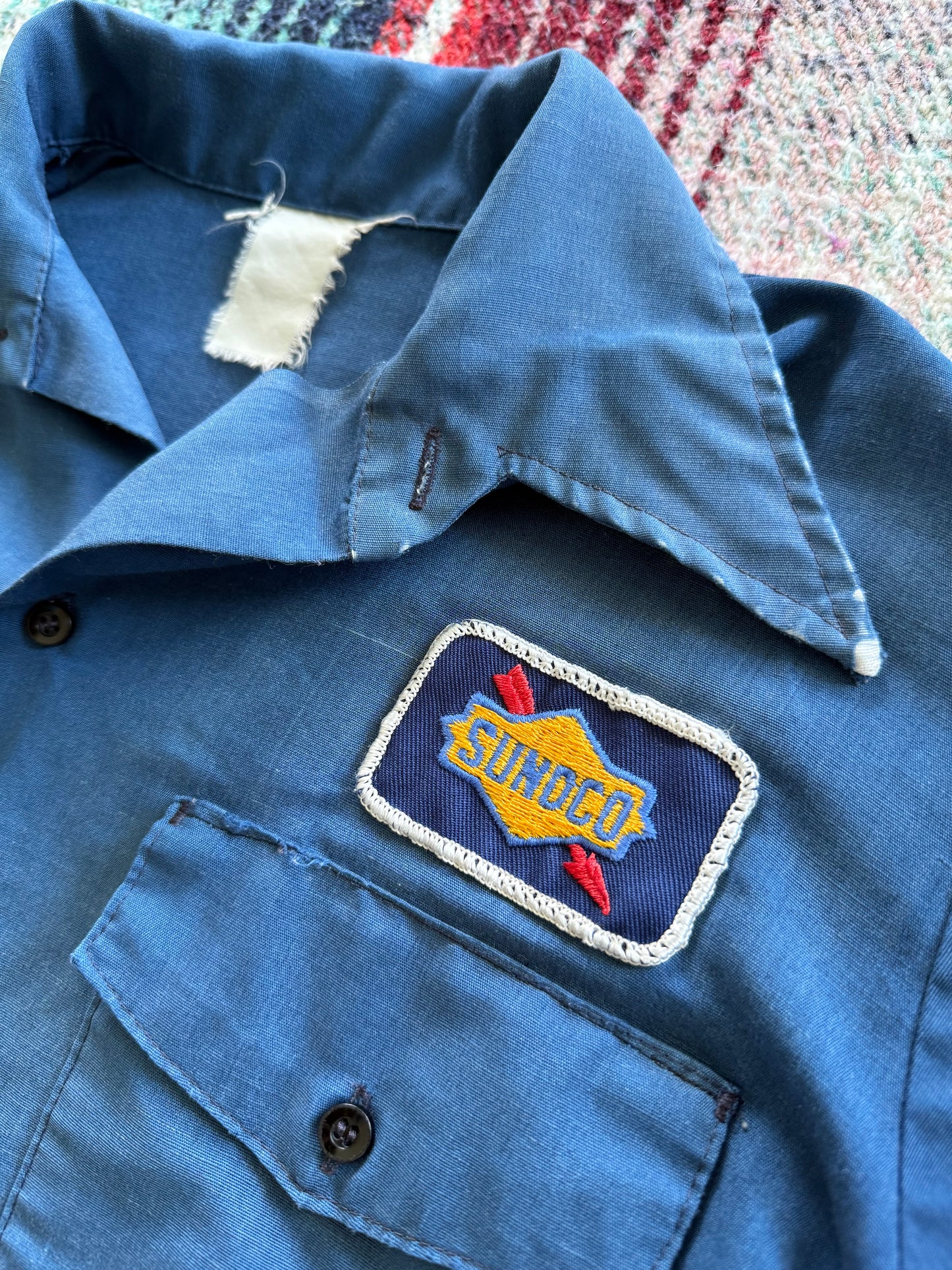 60s Sunoco Work Shirt M