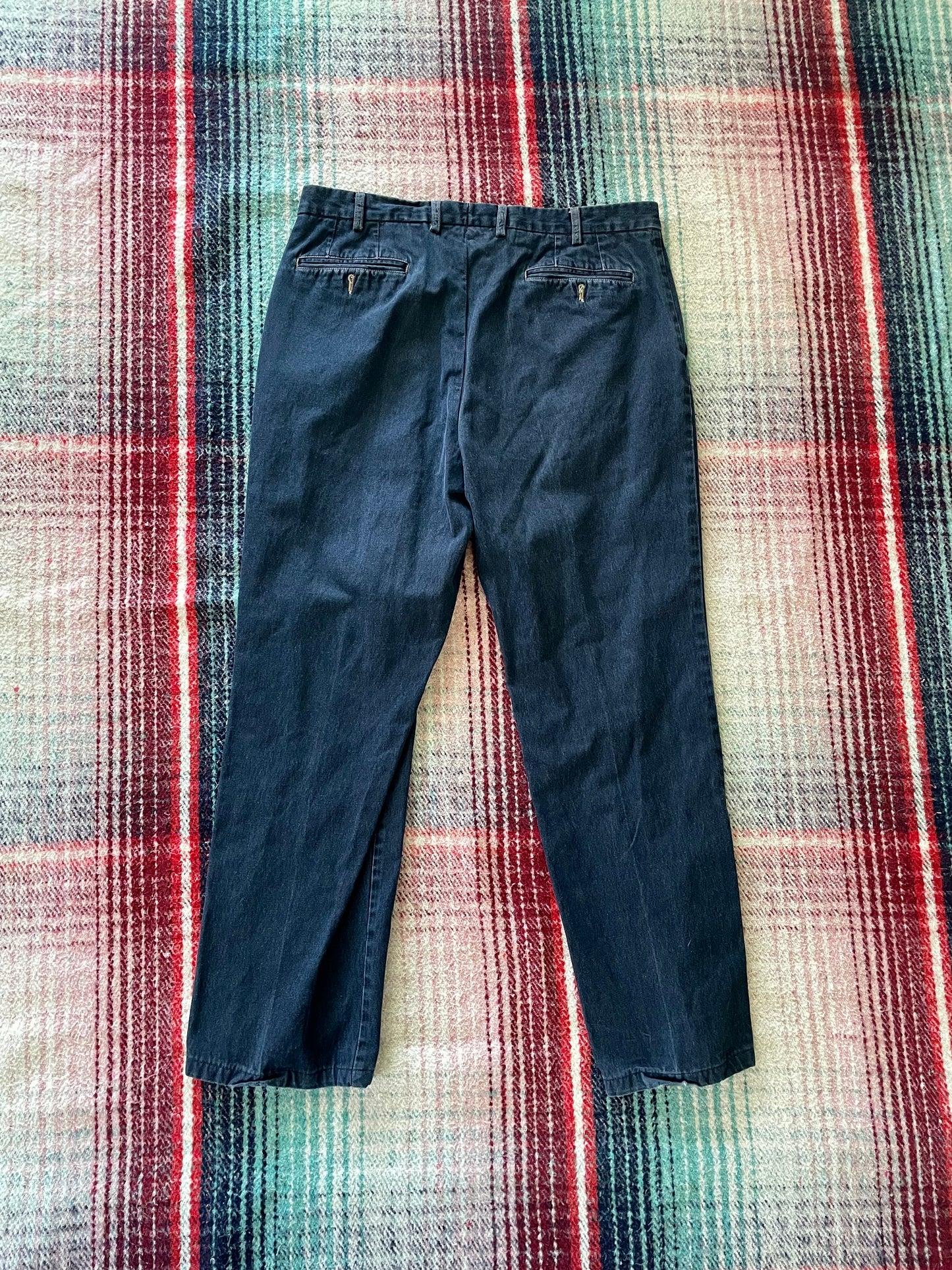 Indigo Dyed Straight Fit Chinos 34x28.5