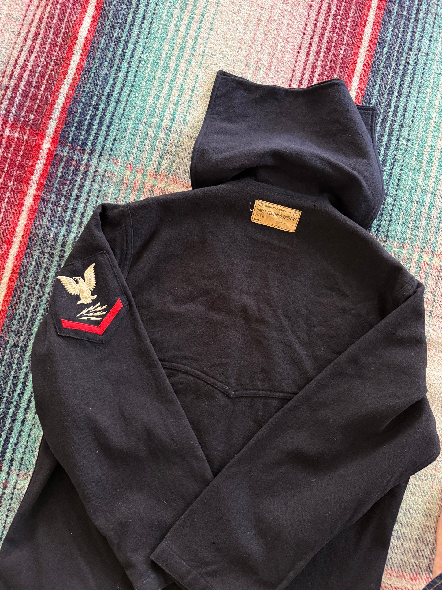 40s US Navy Wool Crackerjack Overshirt