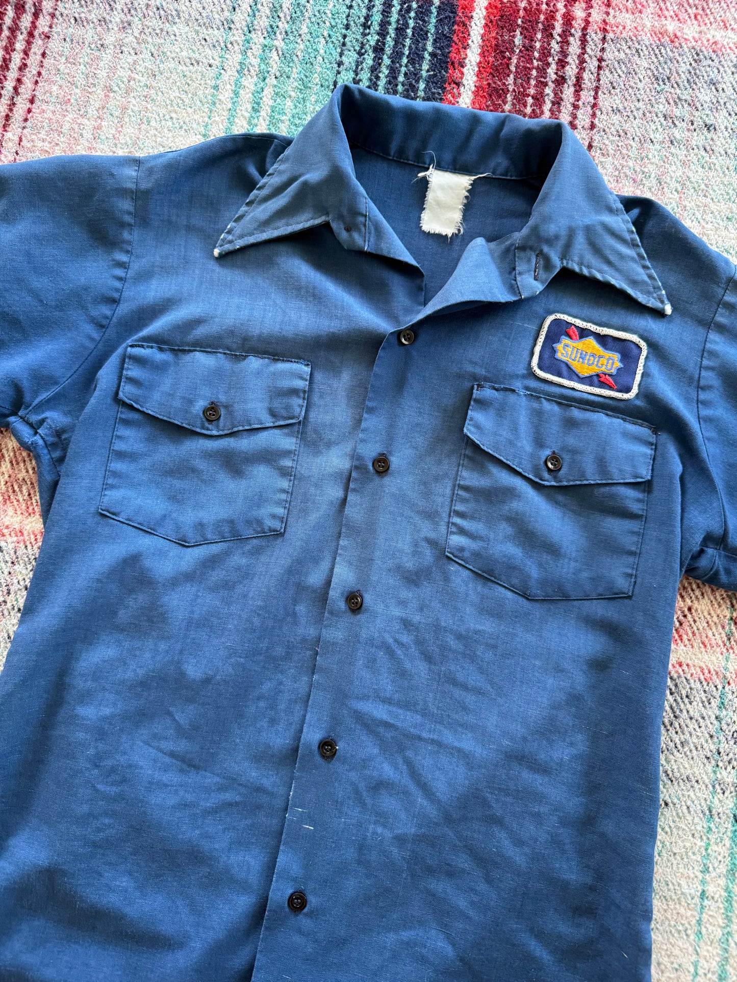 60s Sunoco Work Shirt M