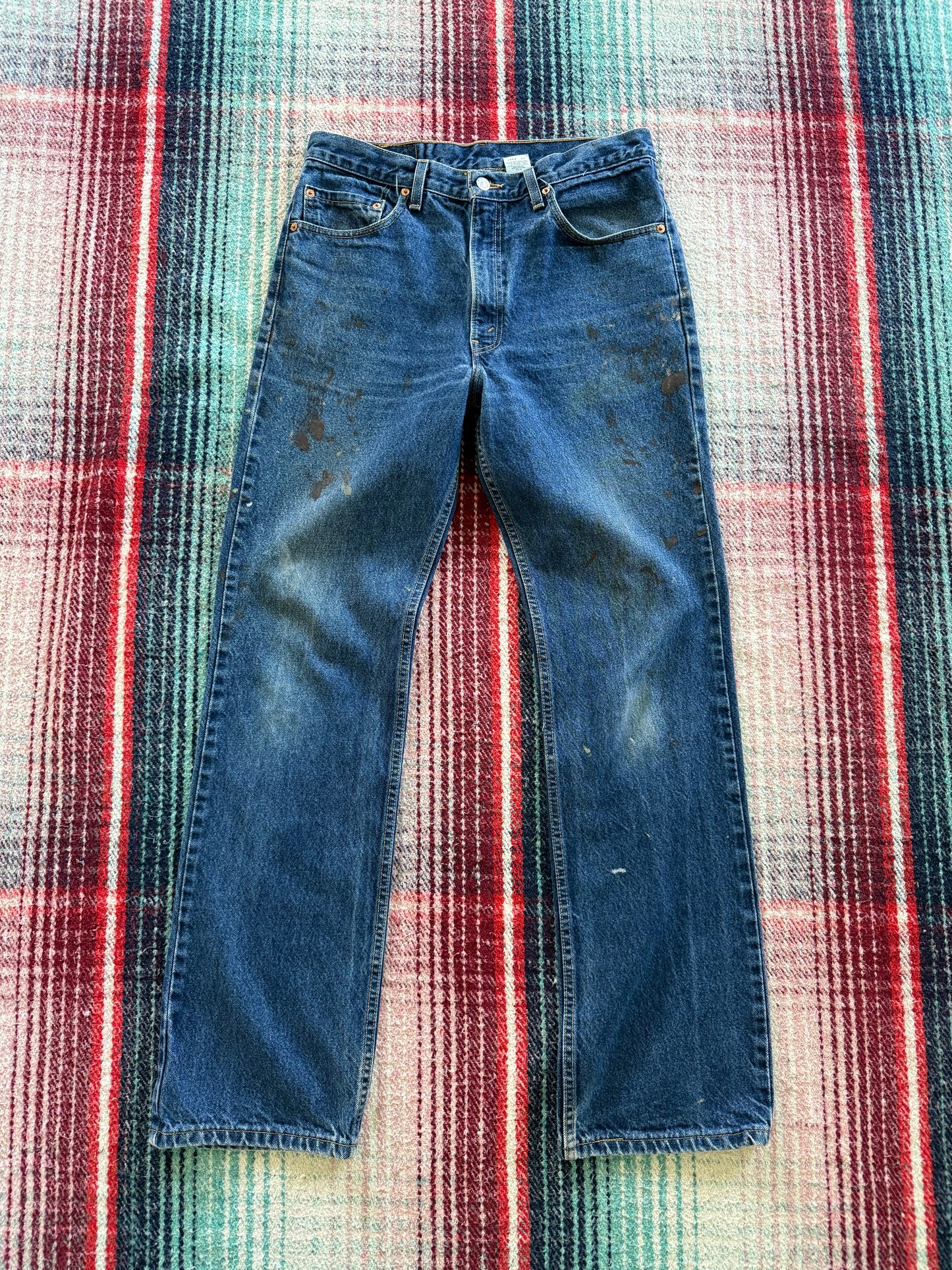 00s Distressed Levi’s 517 Bootcut 34x34