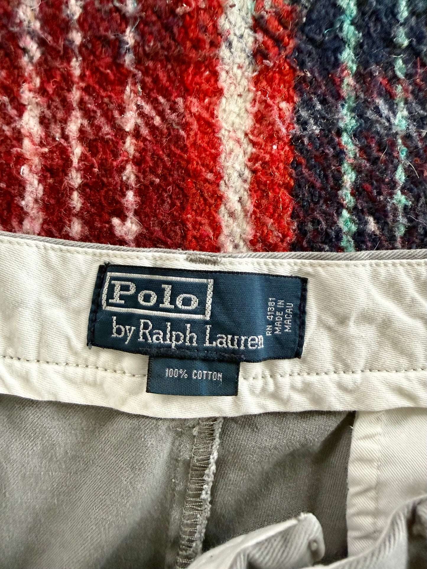 00s Polo Ralph Lauren Grey Chinos 32x31