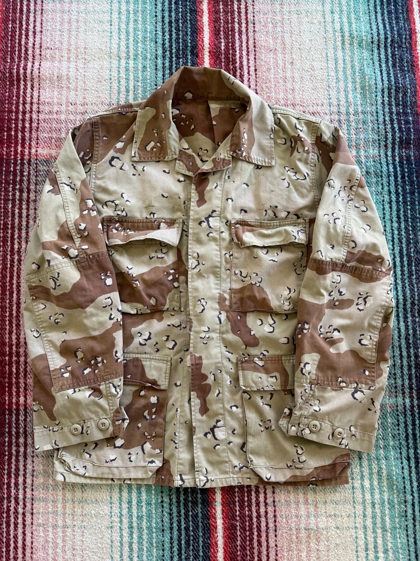 90s Gulf War Chocolate Chip Camo Field Jacket M