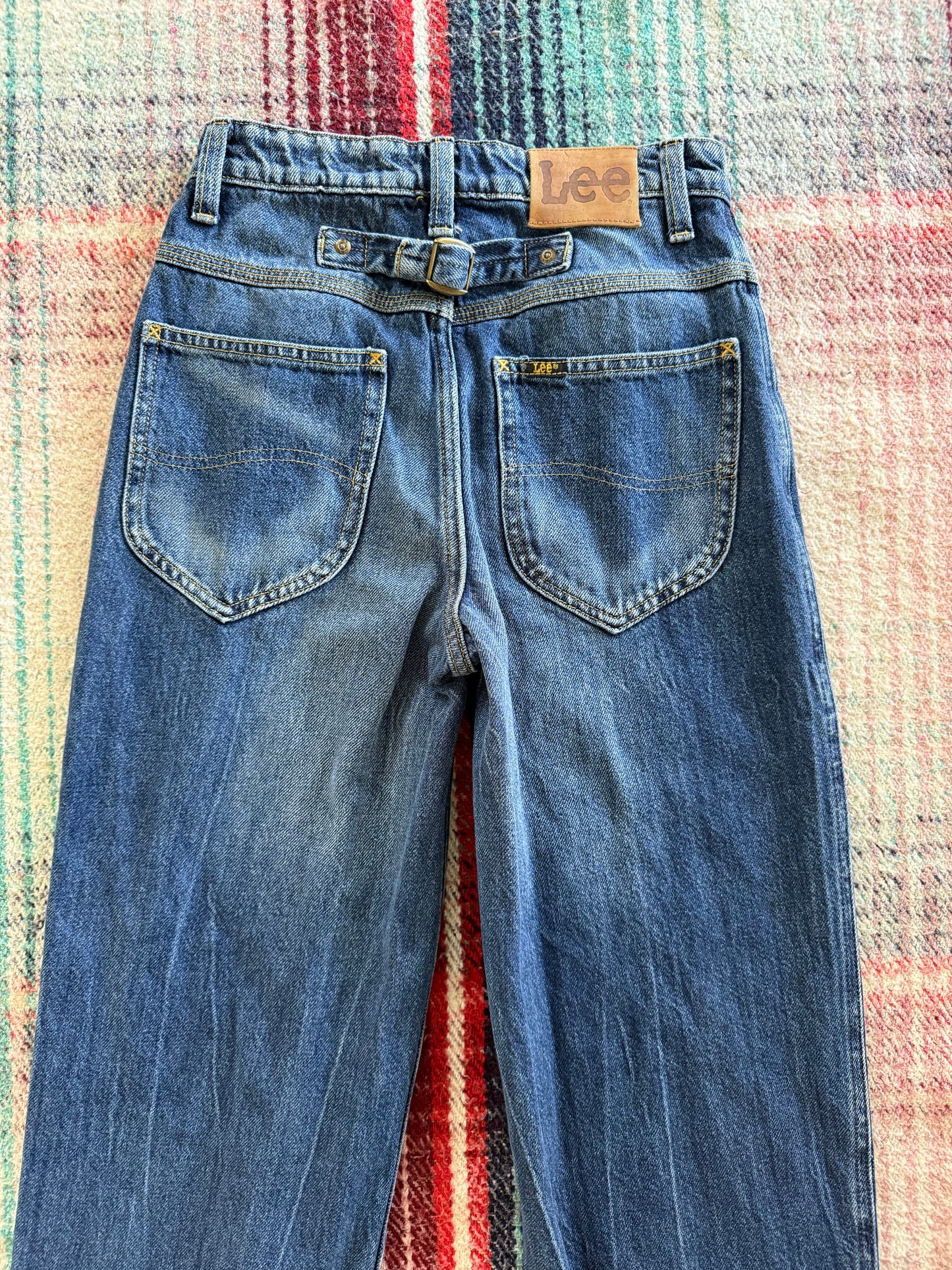 00s Lee Reproduction Buckle-Back Tapered Jeans 25x29