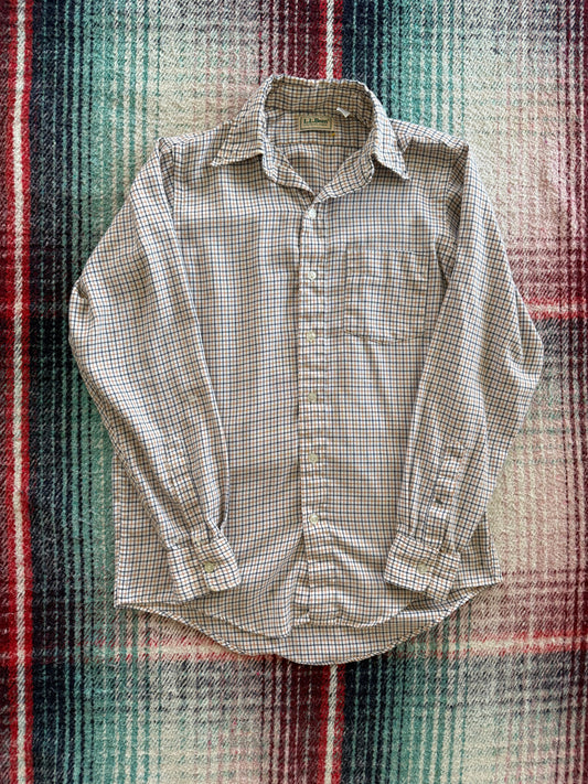 90s LL Bean Check Flannel S