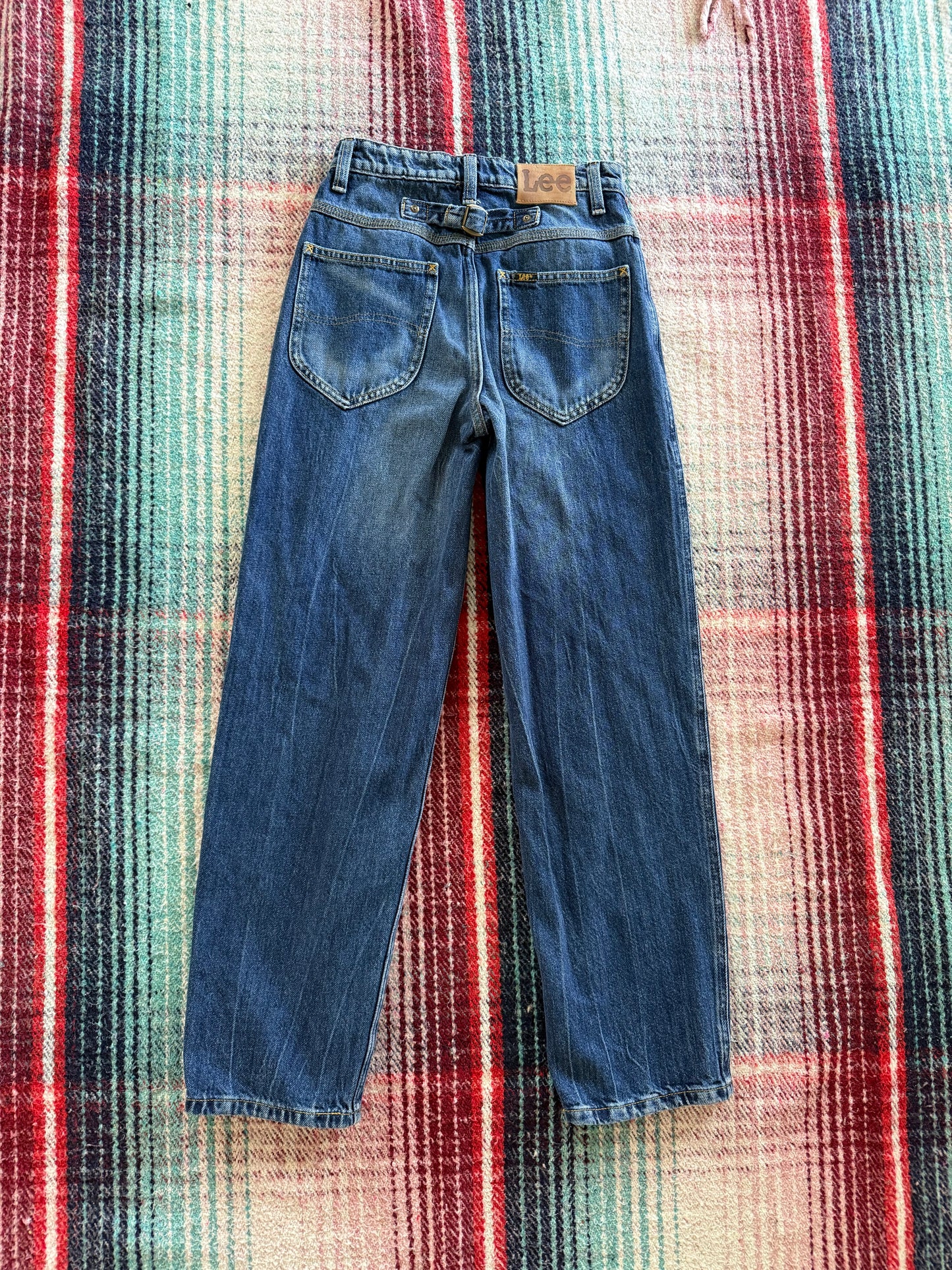 00s Lee Reproduction Buckle-Back Tapered Jeans 25x29