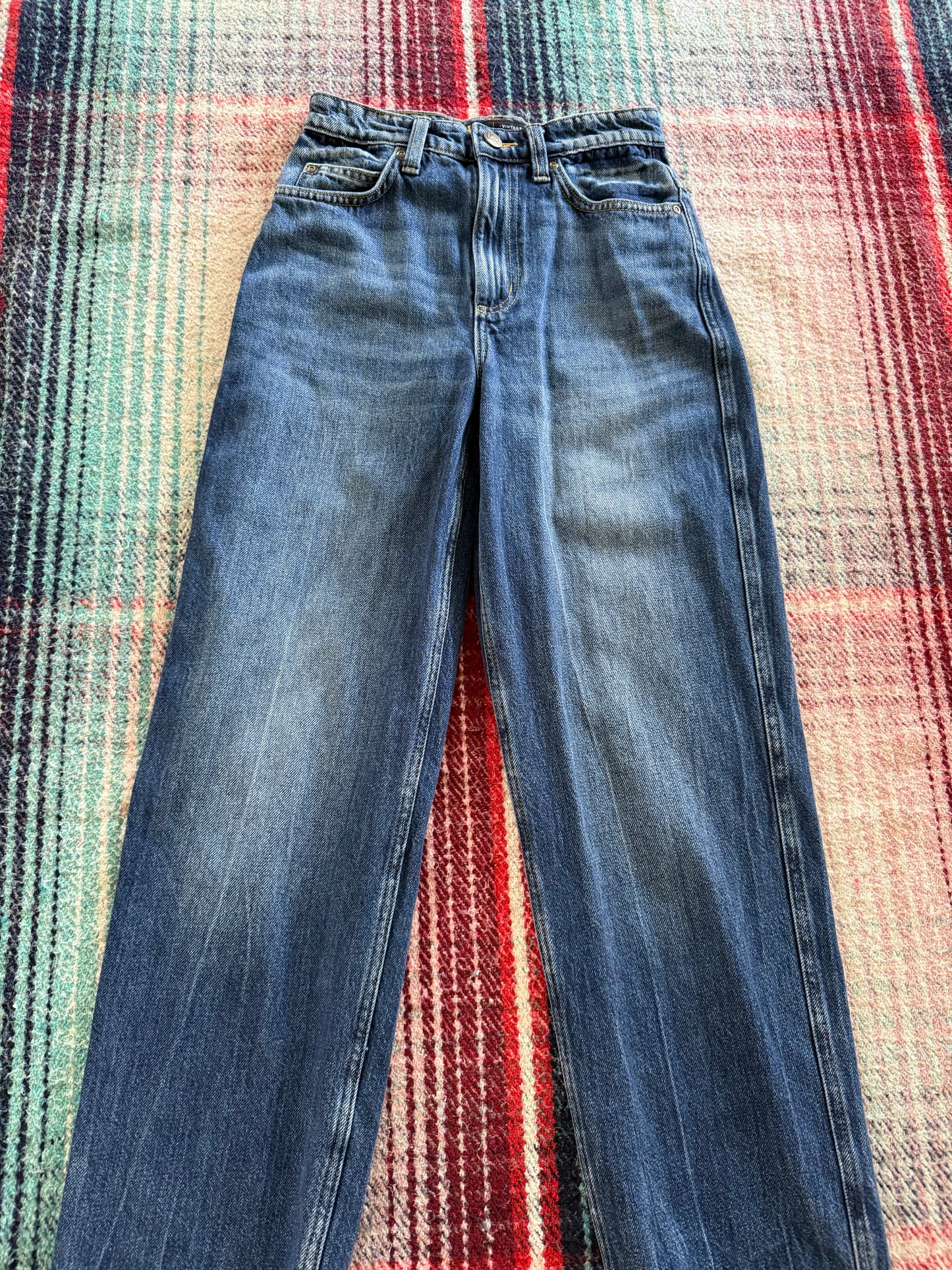 00s Lee Reproduction Buckle-Back Tapered Jeans 25x29