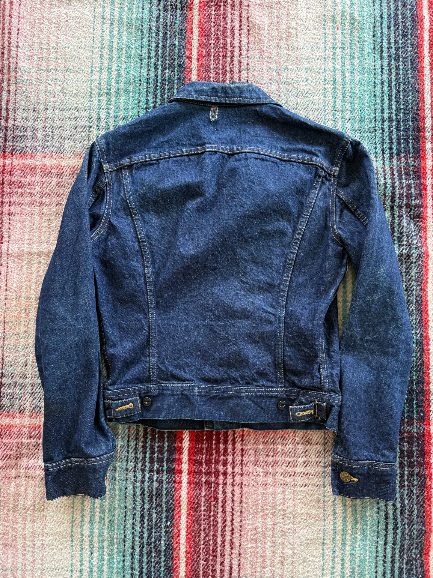 70s Lee Riders Dark Wash Denim Jacket S