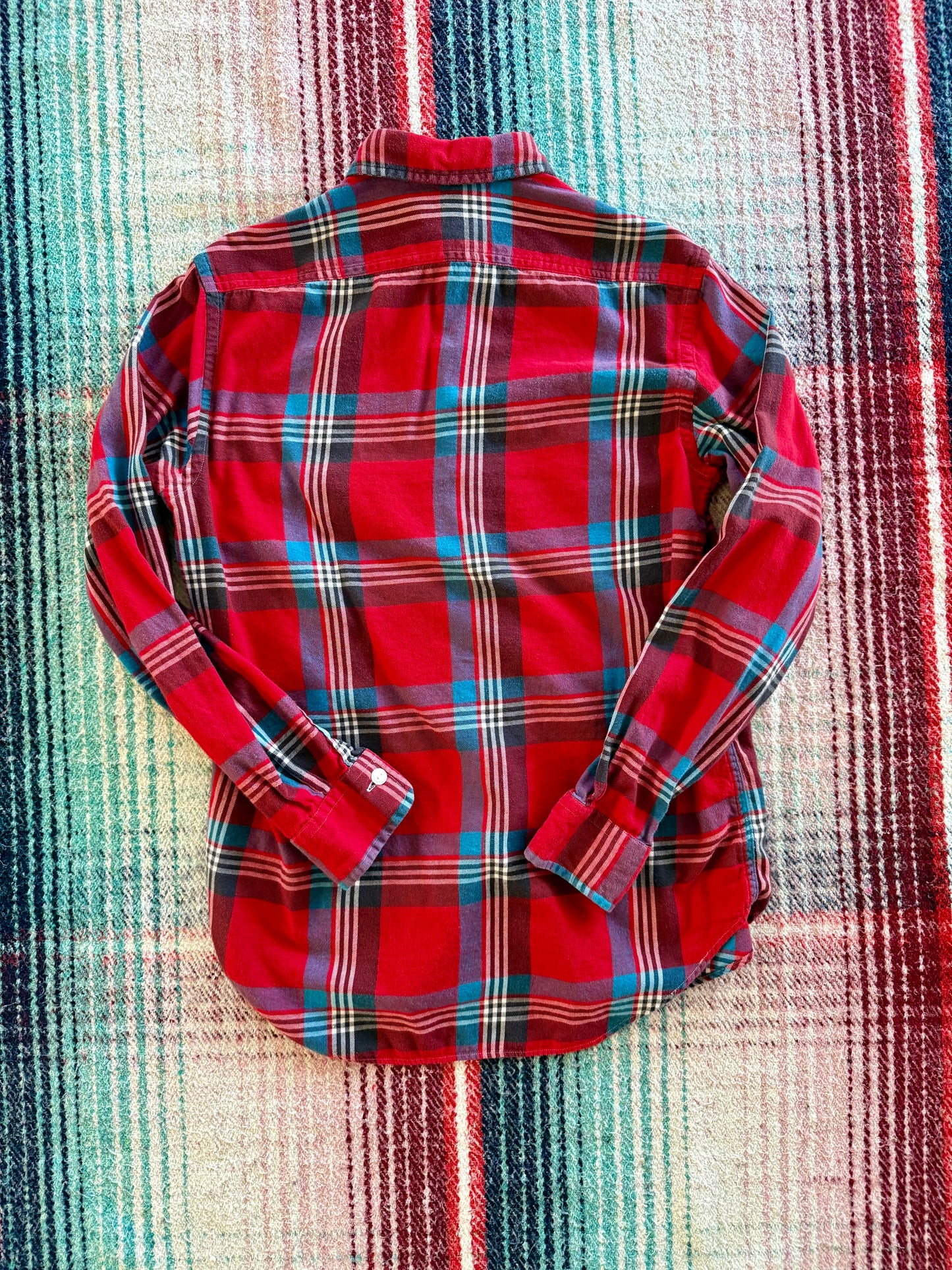 Polo Ralph Lauren Red/Blue Madras Workshirt M