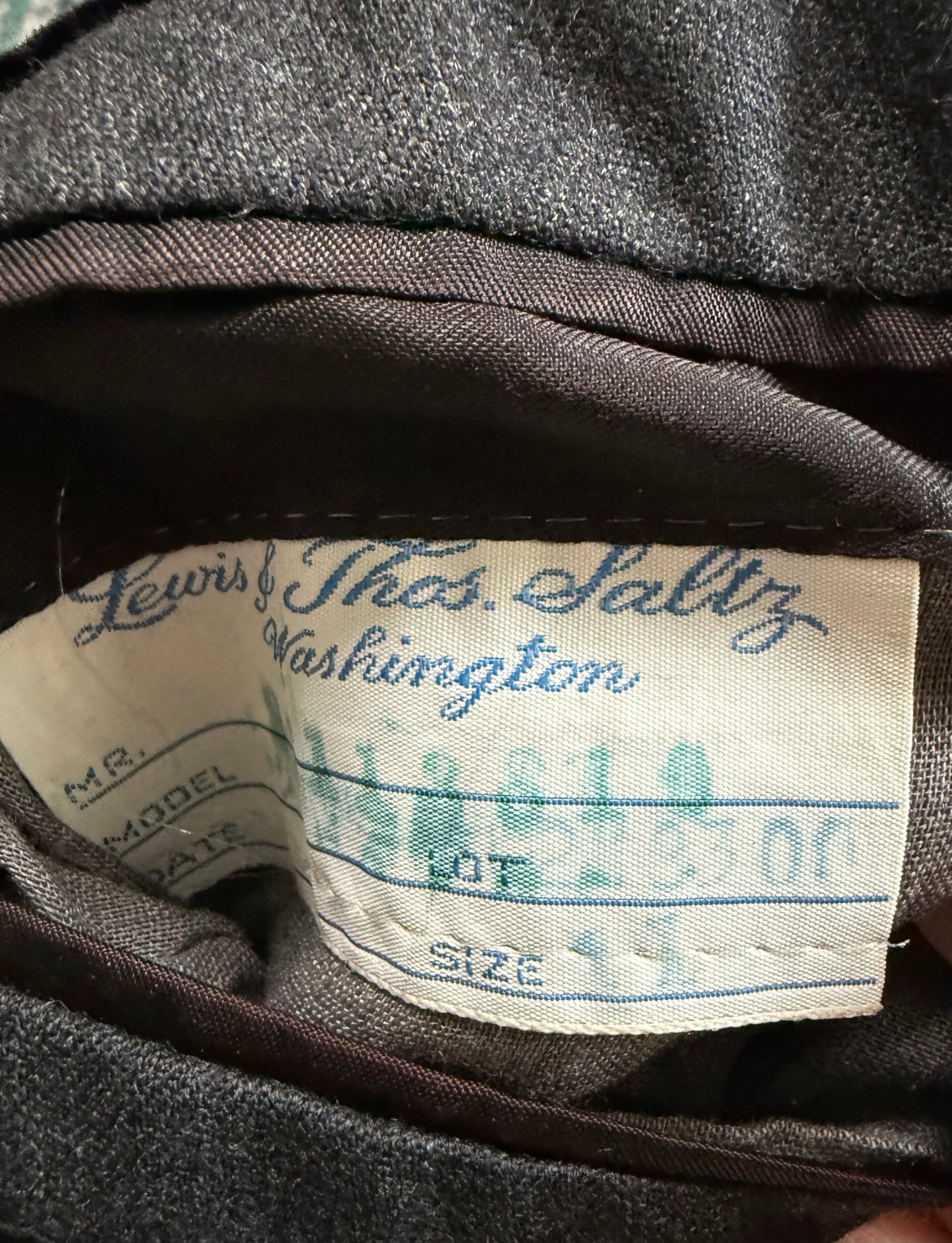 80s Lanvin Charcoal Blazer 41/M