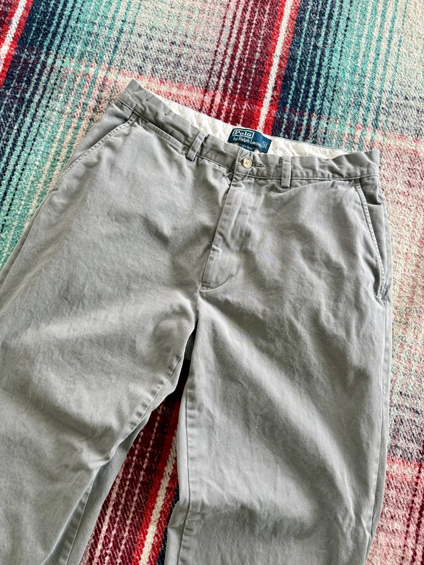00s Polo Ralph Lauren Grey Chinos 32x31