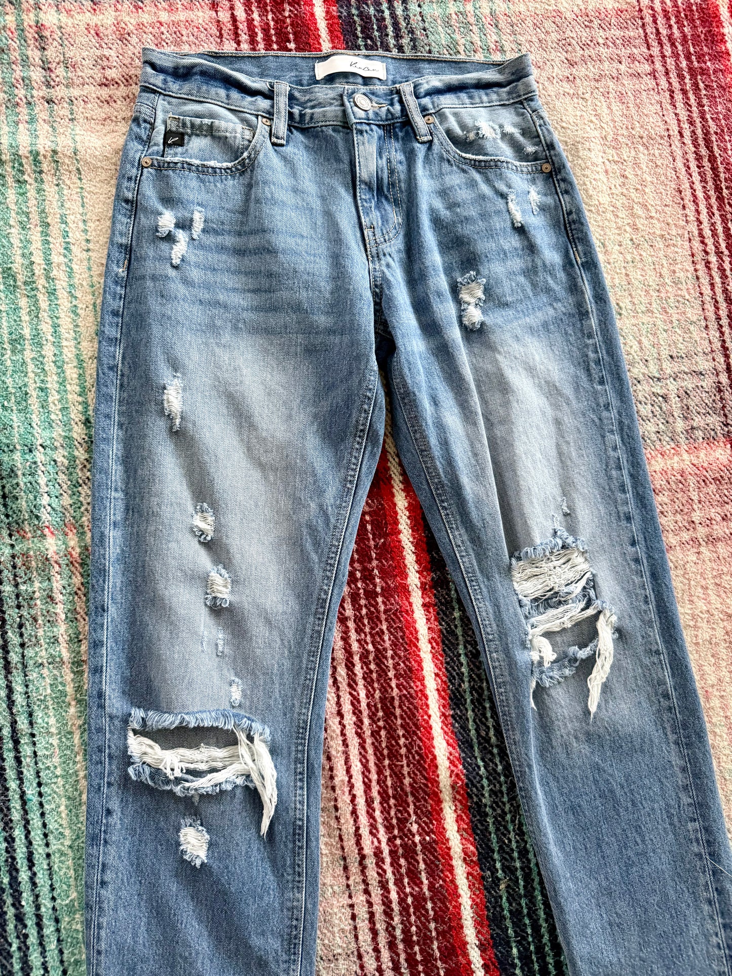 Kancan Distressed Light Wash Jeans 29x29