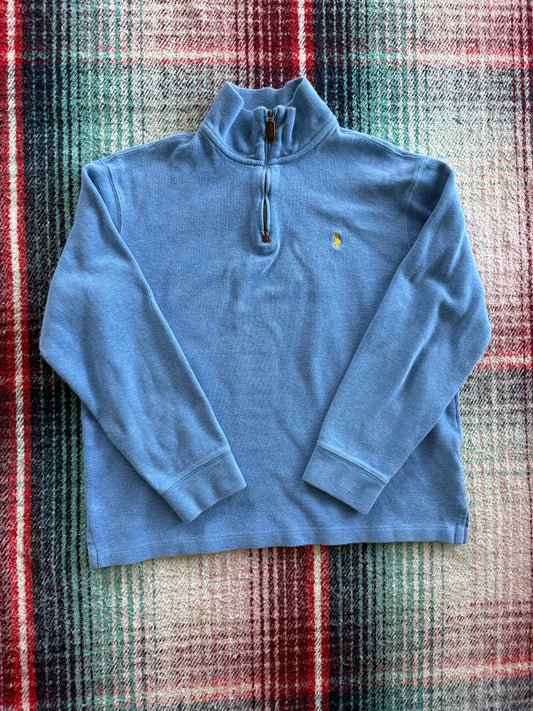 00s Polo Ralph Lauren Light Blue Quarter Zip L