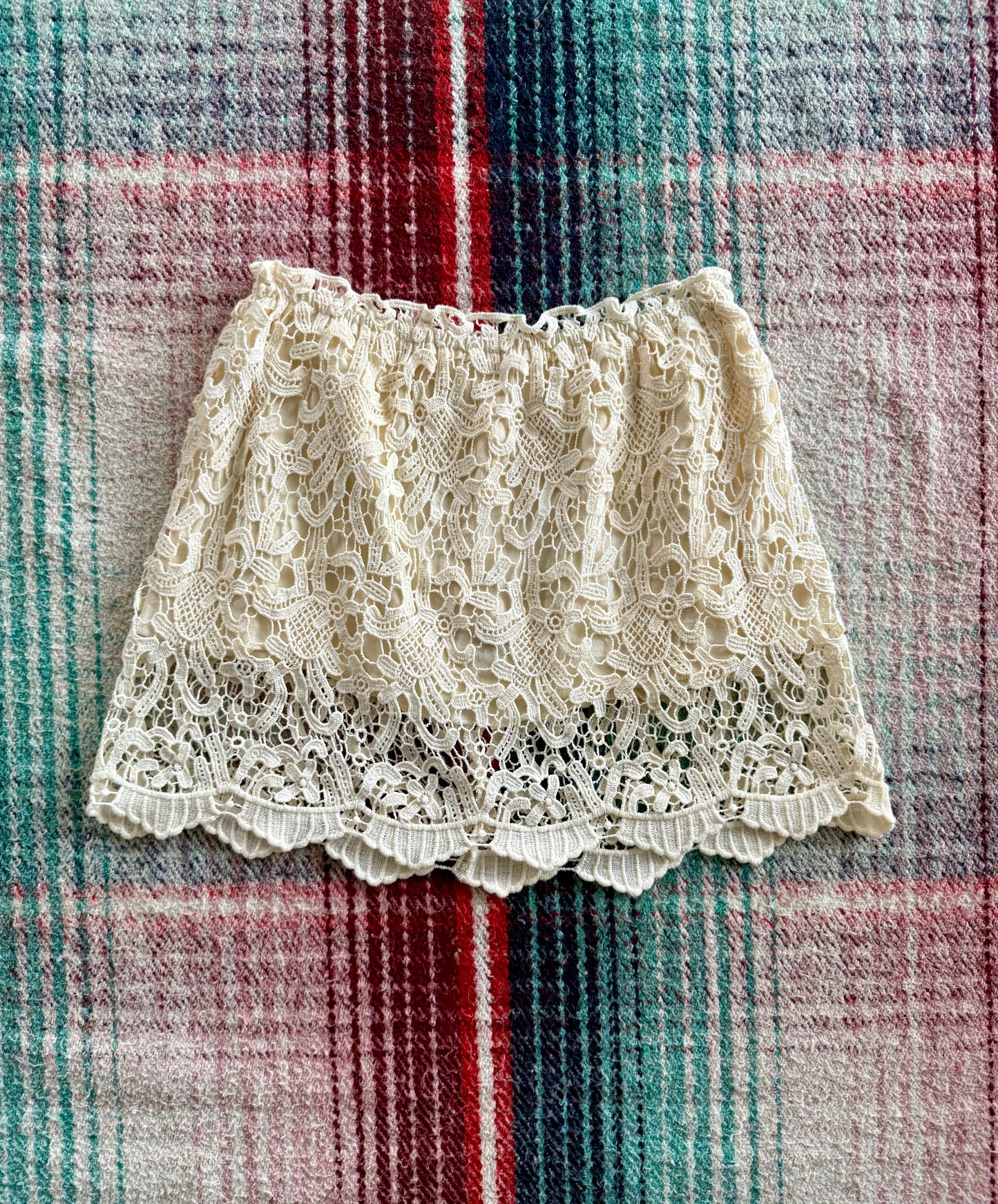 Free People Lace Layered Skirt XS