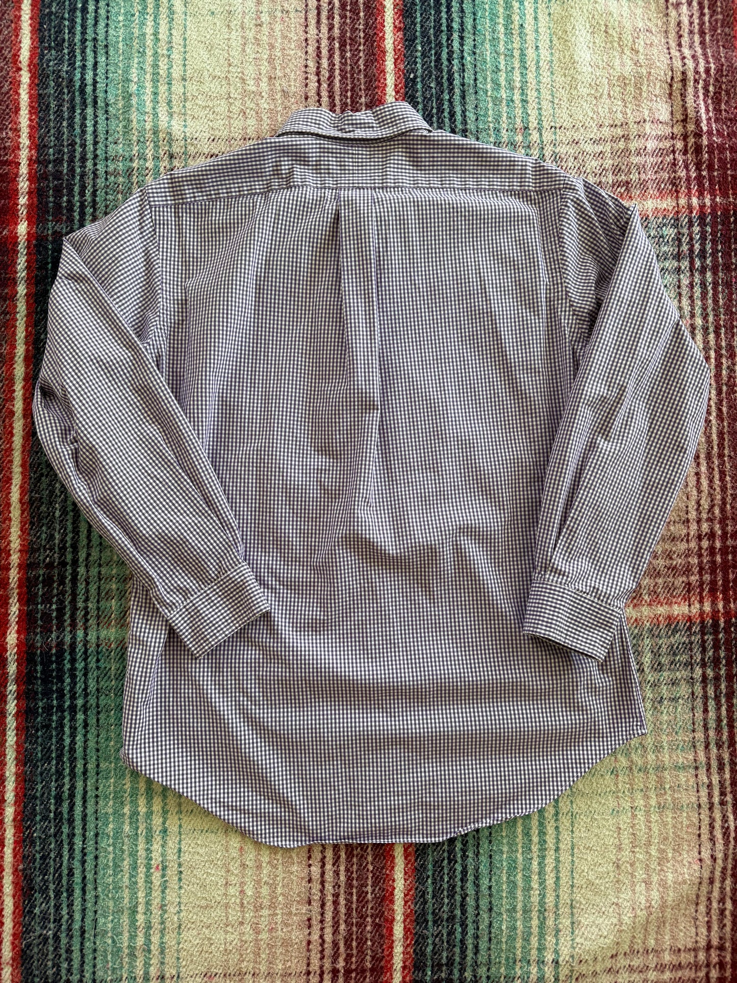 90s Ralph Lauren Purple Check Shirt M