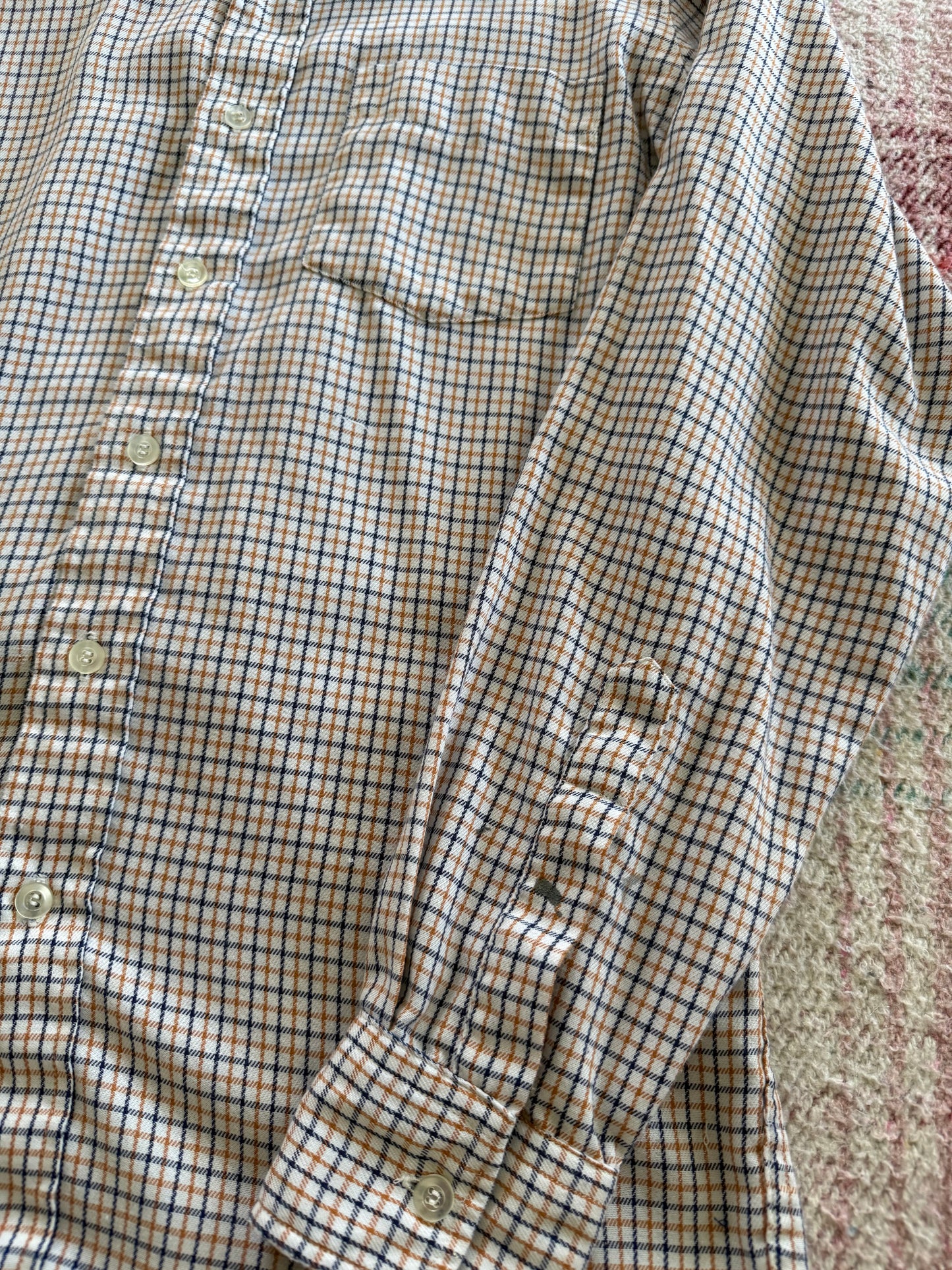 90s LL Bean Check Flannel S