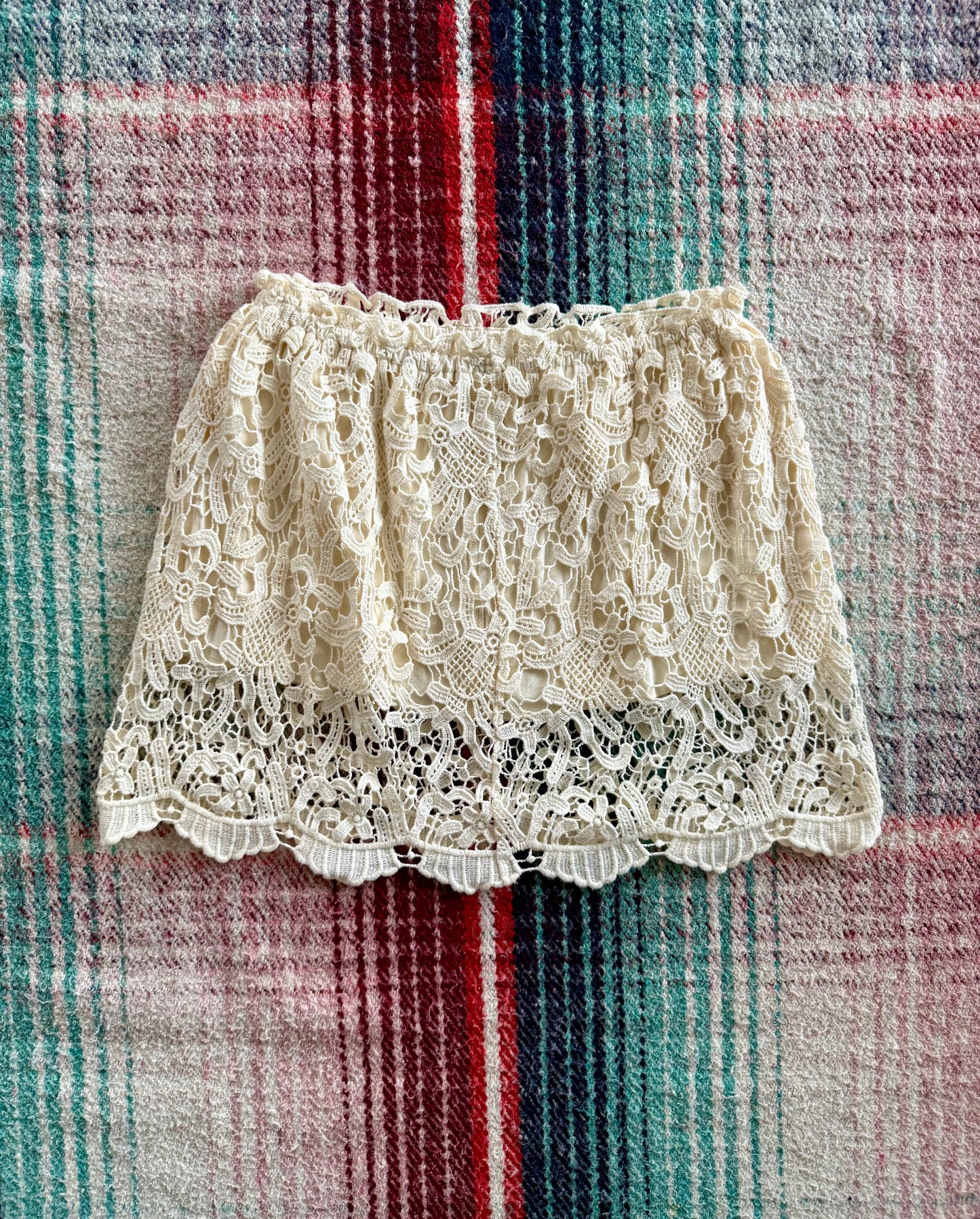 Free People Lace Layered Skirt XS