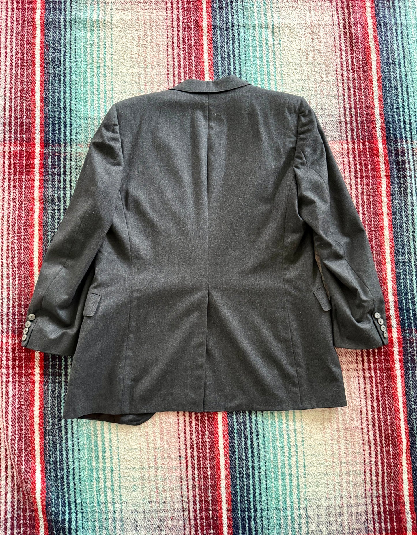 80s Lanvin Charcoal Blazer 41/M