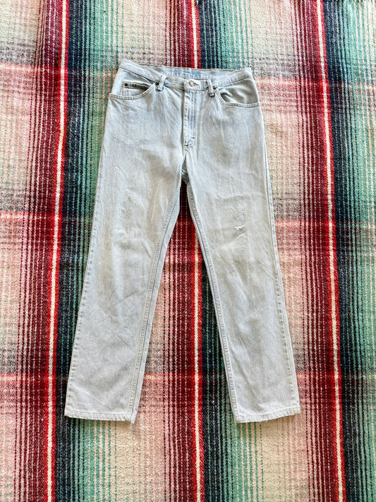 90s Lee Straight Fit Light Wash Jeans 33x32