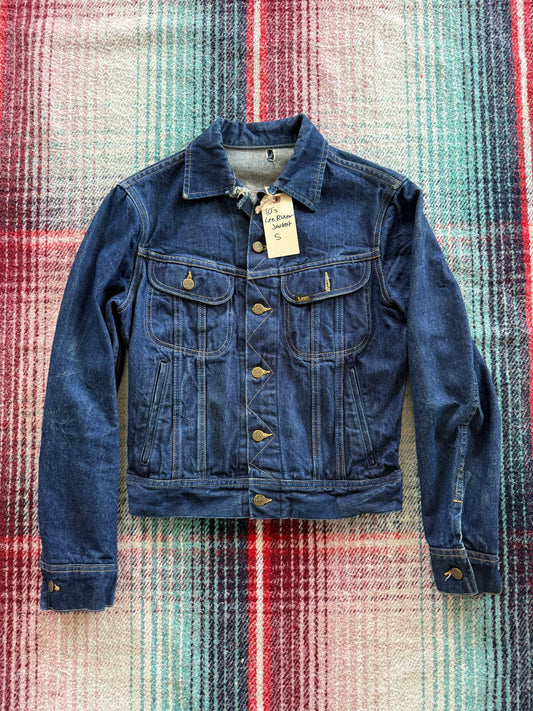 70s Lee Riders Dark Wash Denim Jacket S