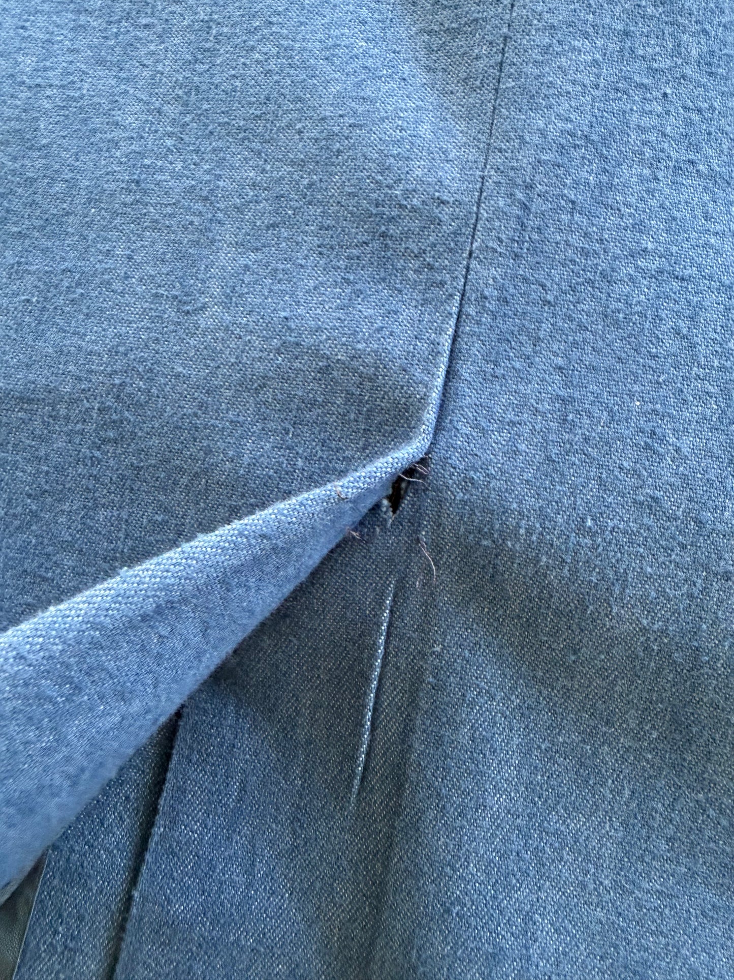 80s Chambray Western Blazer 43R