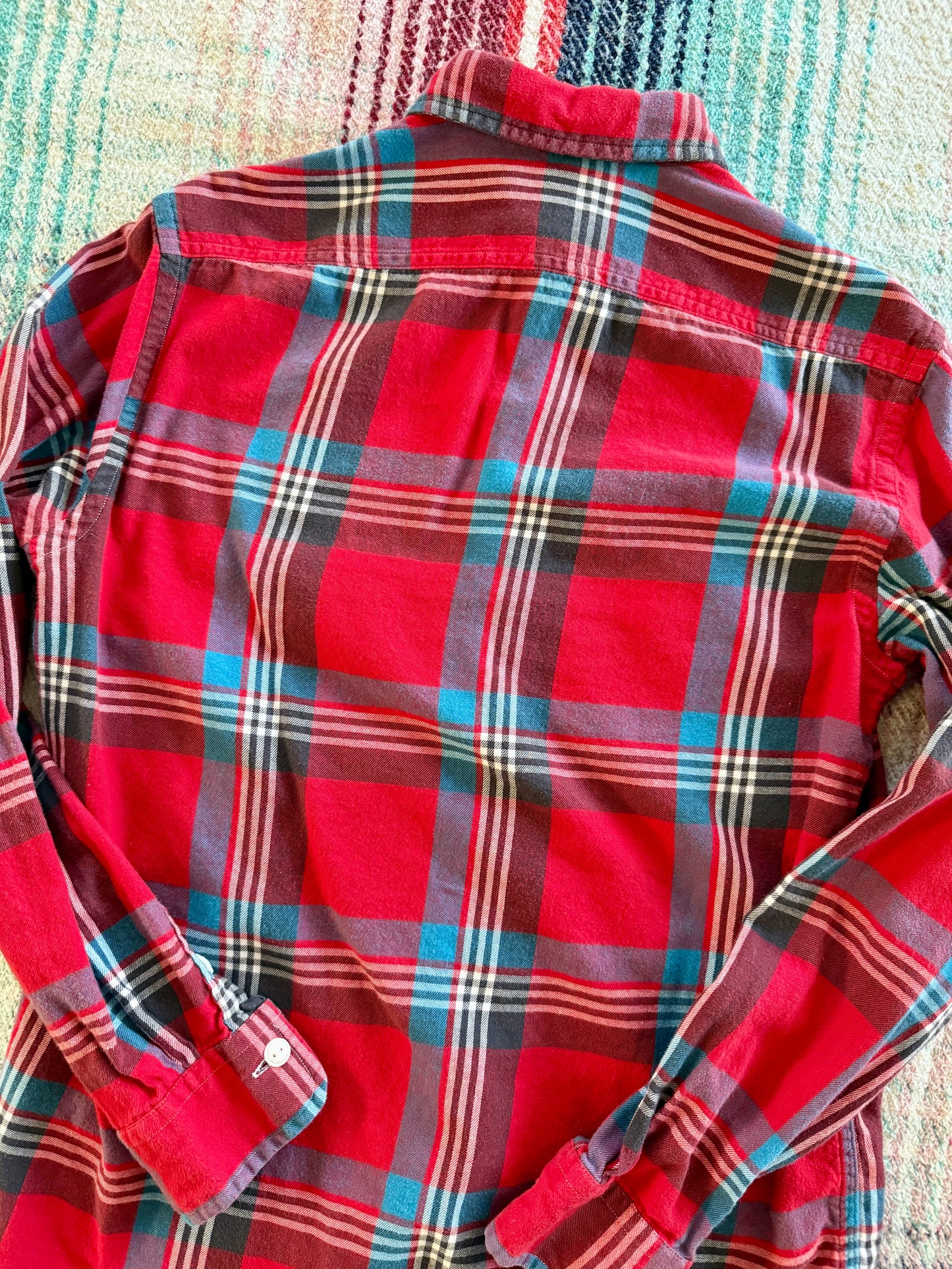 Polo Ralph Lauren Red/Blue Madras Workshirt M