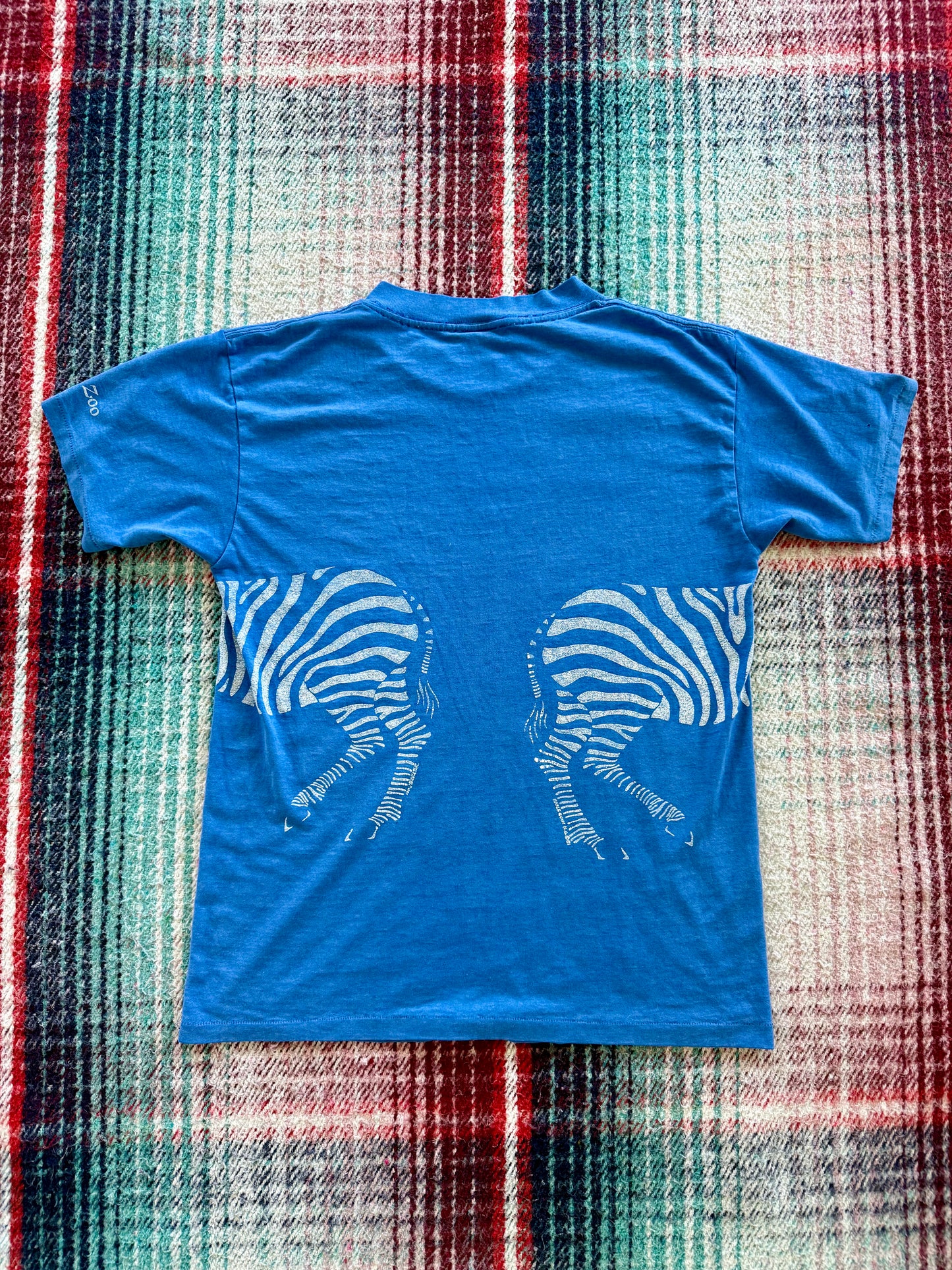 80s Dallas Zoo Zebra Tee M