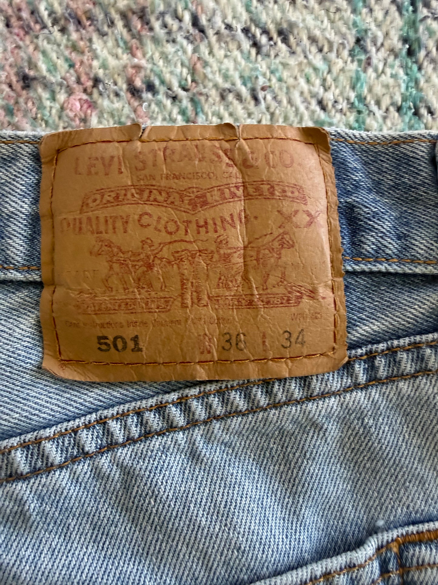 90s Levi’s 501 34/33