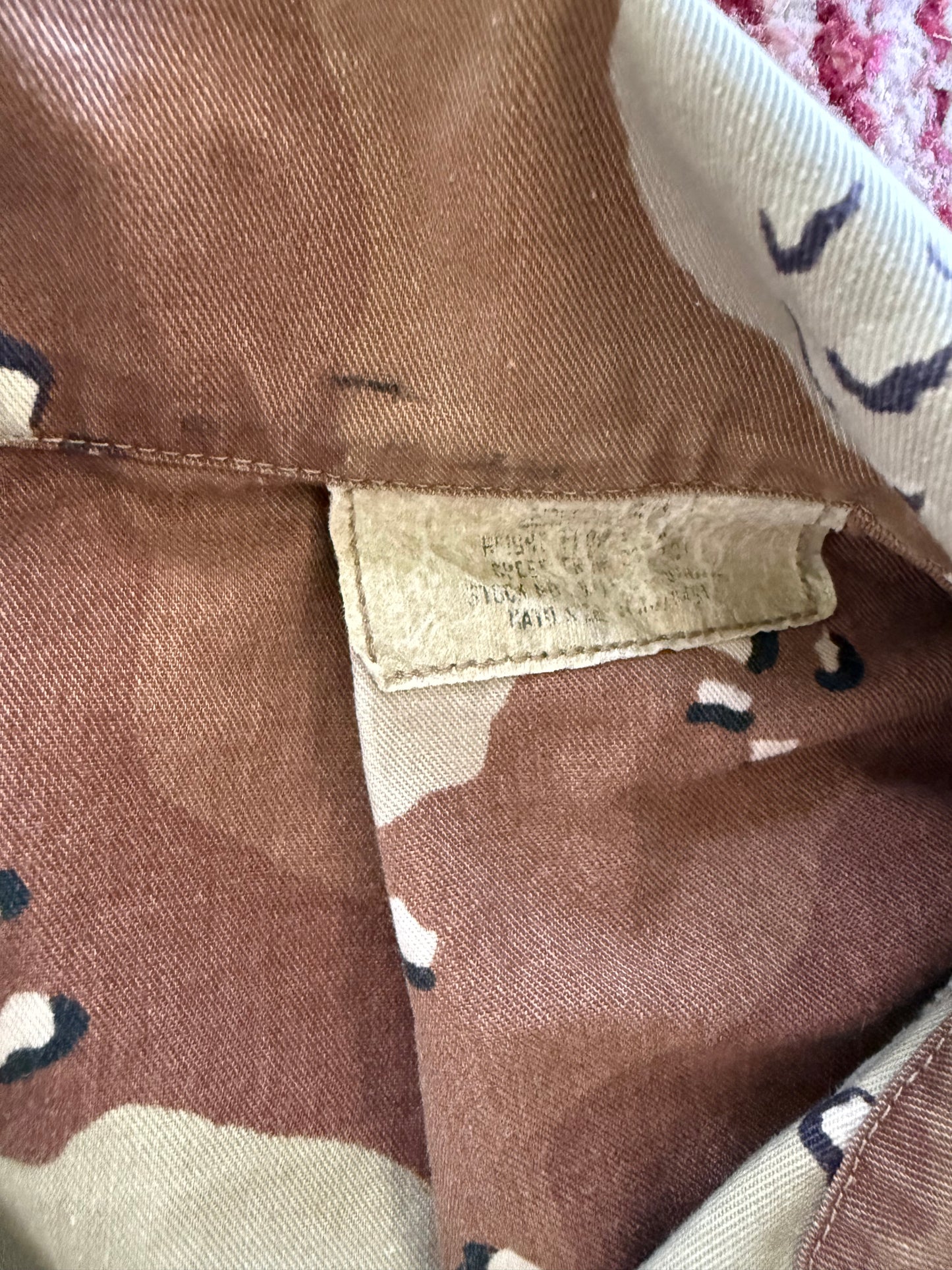90s Gulf War Chocolate Chip Camo Field Jacket M