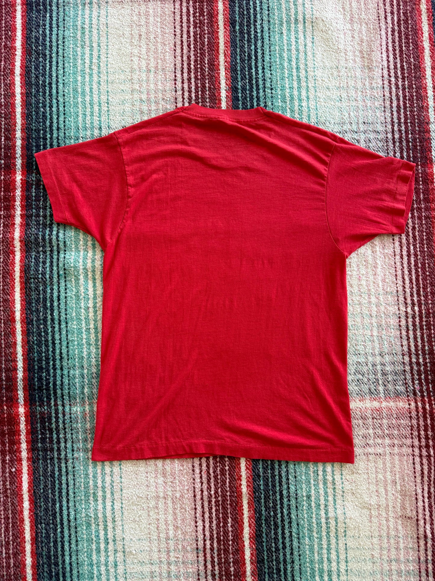 70s RedHawks Flight Team Red Graphic Tee L