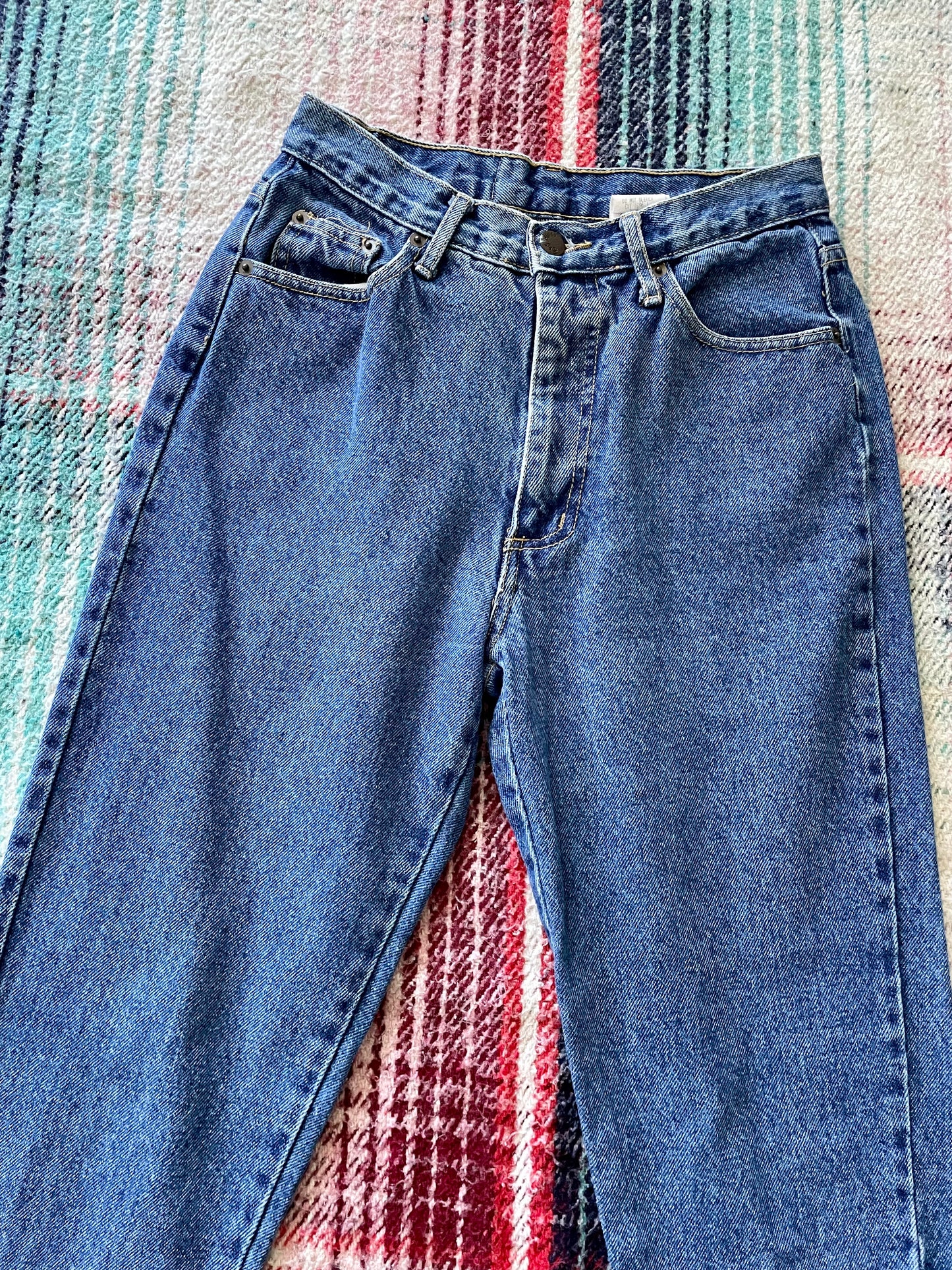 Y2K Paris Blues Tapered Jeans 26x28.5