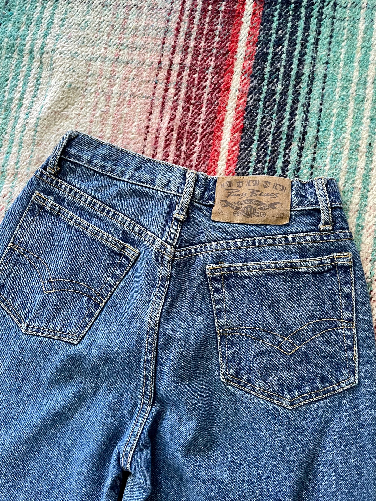 Y2K Paris Blues Tapered Jeans 26x28.5