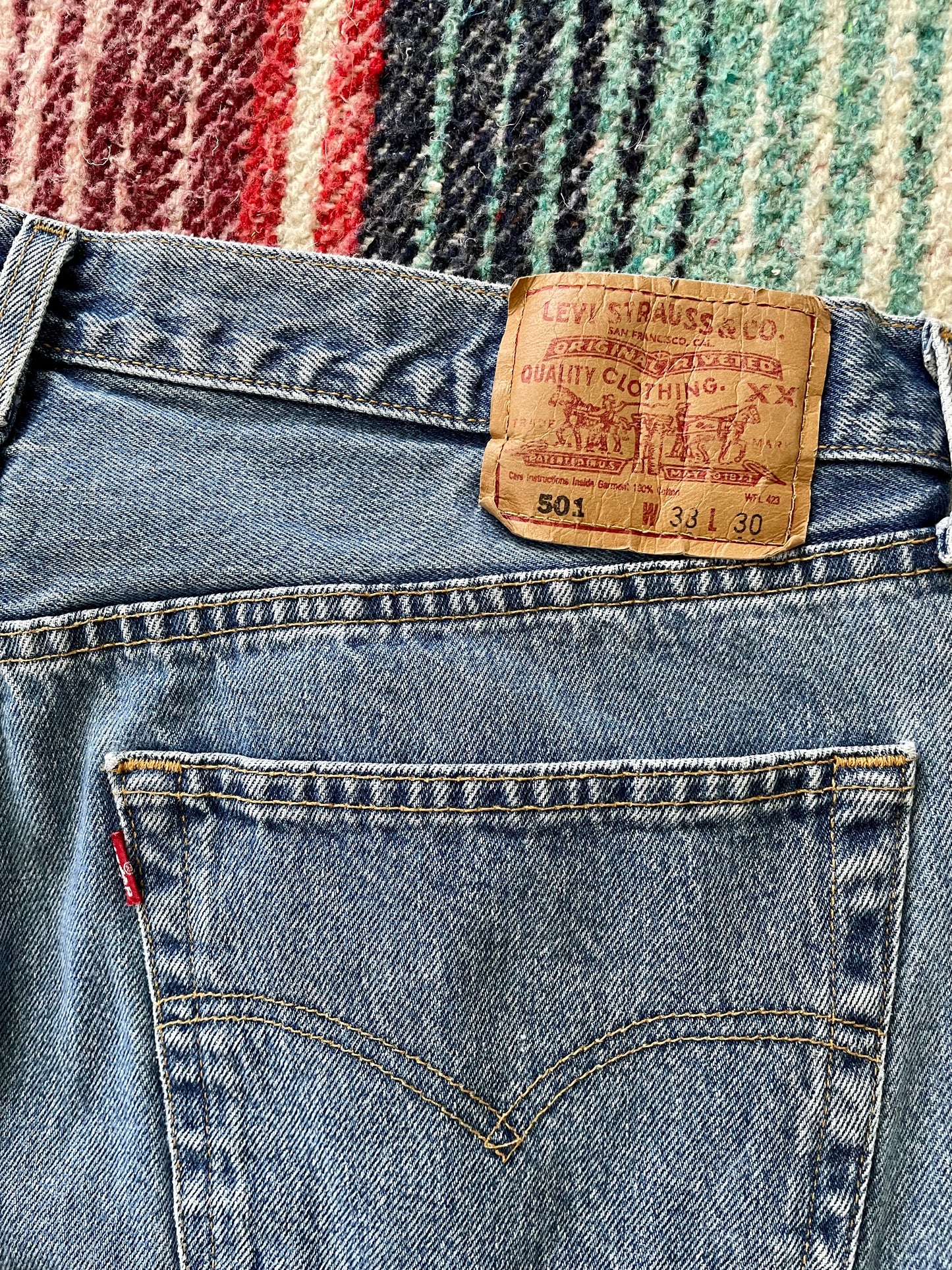 00s Levi’s 501 Straight Fit Jeans 35x29