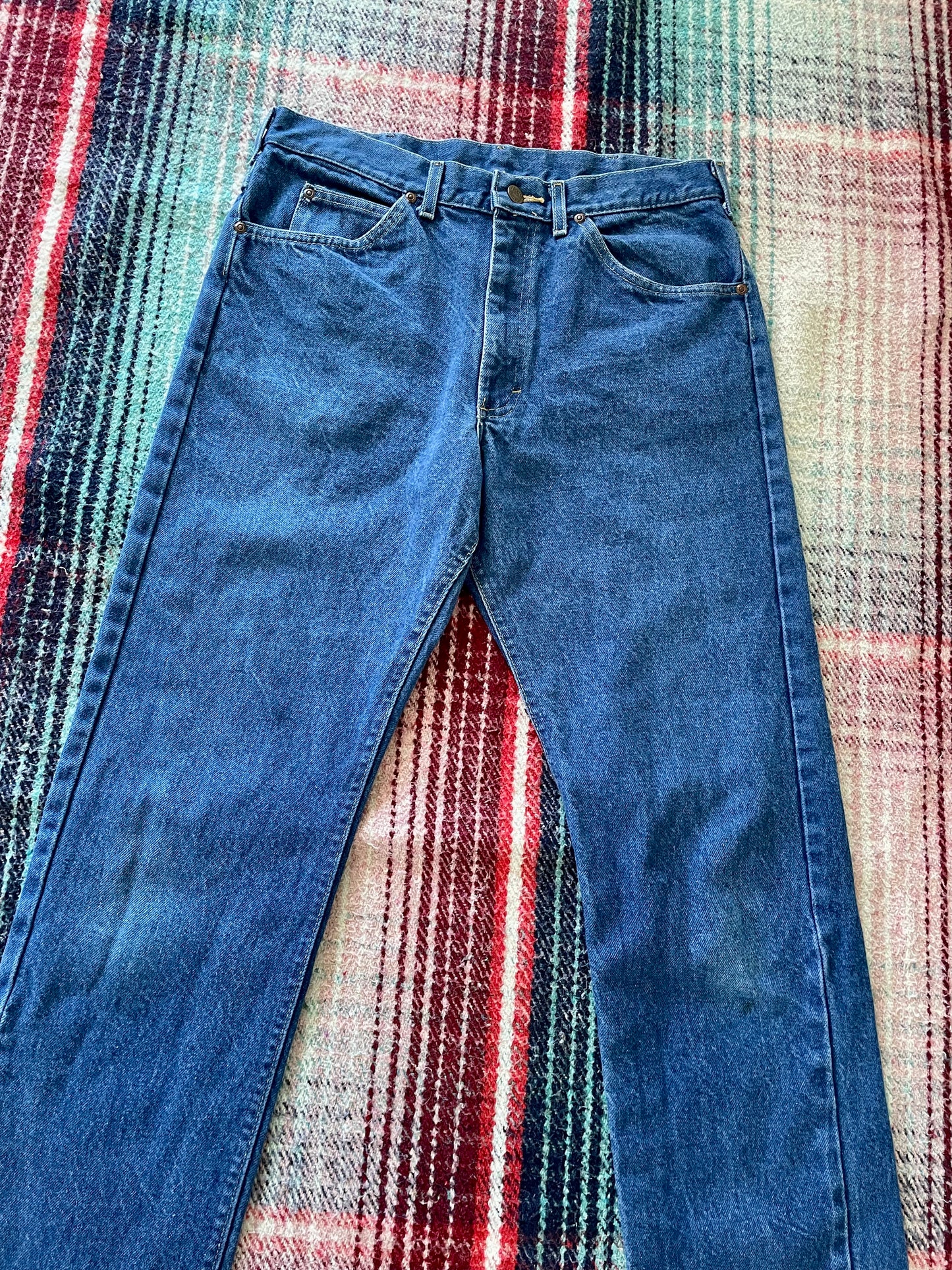 80s Lee Union Made Straight Leg Jeans 32x32